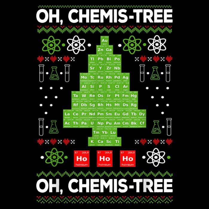 Periodic Table Tree Oh Chemistree Fun Chemistry Teacher Xmas Womens Tank Top