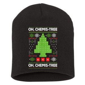 Periodic Table Tree Oh Chemistree Fun Chemistry Teacher Xmas Short Acrylic Beanie