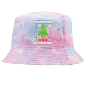 Periodic Table Tree Oh Chemistree Fun Chemistry Teacher Xmas Tie-Dyed Bucket Hat