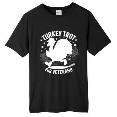 Patriotic Turkey Trot Veteran Thanksgiving Gift Tall Fusion ChromaSoft Performance T-Shirt