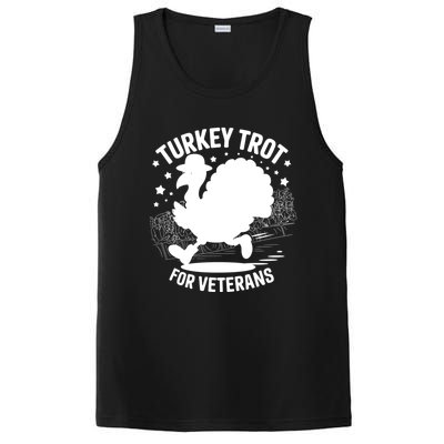 Patriotic Turkey Trot Veteran Thanksgiving Gift PosiCharge Competitor Tank