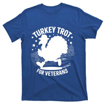 Patriotic Turkey Trot Veteran Thanksgiving Gift T-Shirt