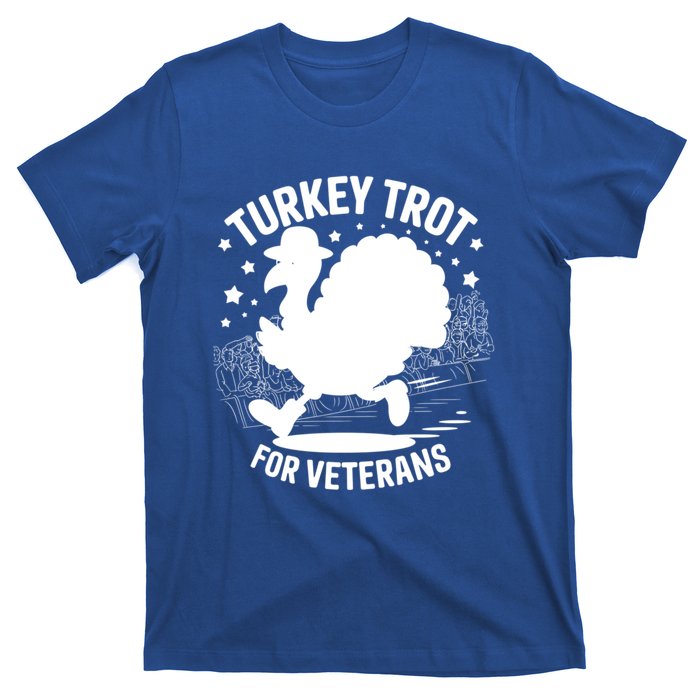 Patriotic Turkey Trot Veteran Thanksgiving Gift T-Shirt