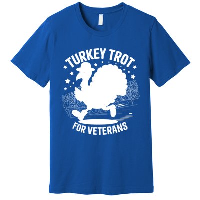 Patriotic Turkey Trot Veteran Thanksgiving Gift Premium T-Shirt