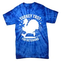 Patriotic Turkey Trot Veteran Thanksgiving Gift Tie-Dye T-Shirt