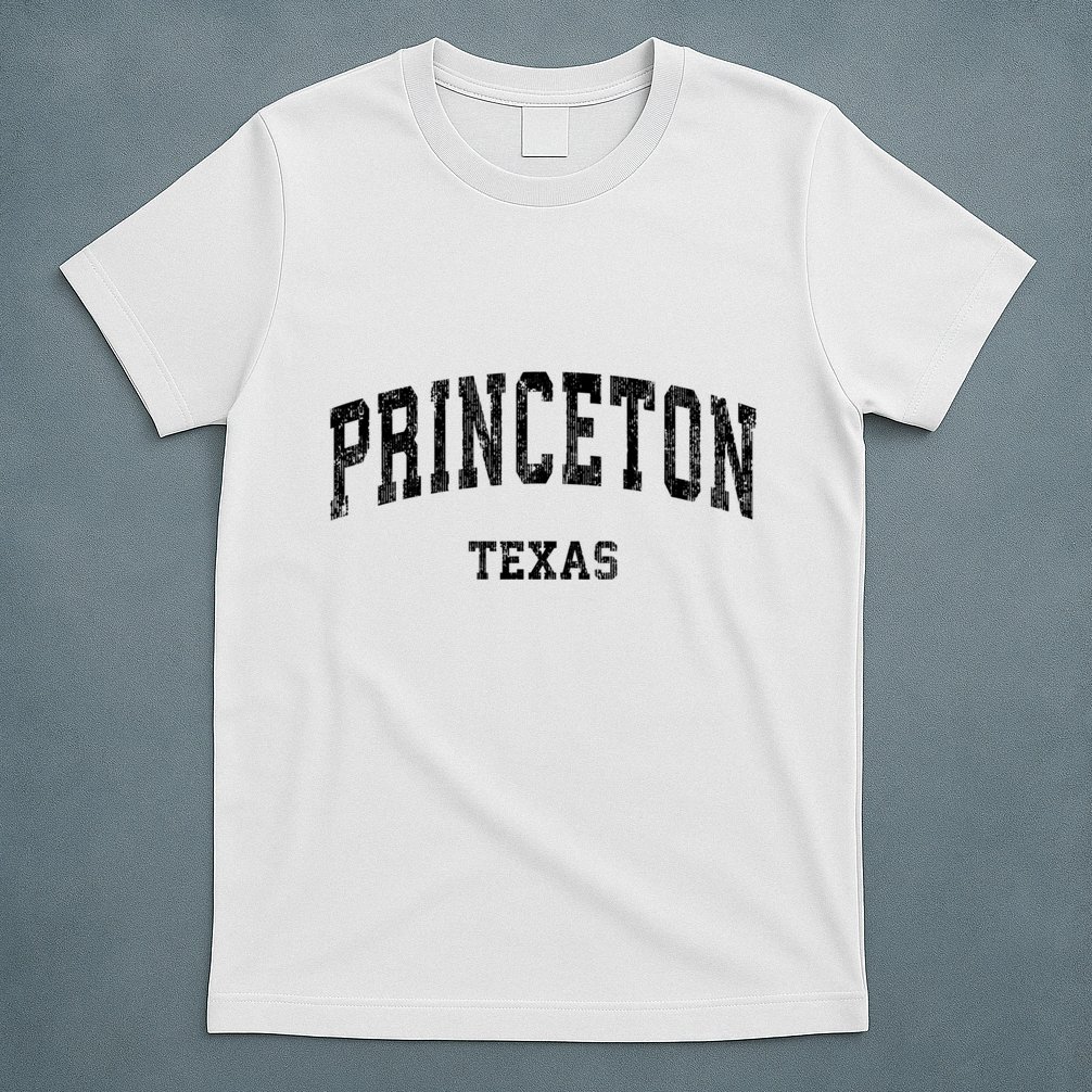 Princeton Texas Tx Vintage Established Varsity Sports T-Shirt