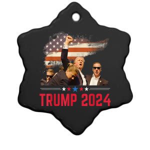 President Trump Trending Political Trump 2024 Election Ceramic Star Ornament