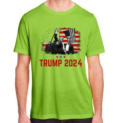 President Trump Trending Political Trump 2024 Election Adult ChromaSoft Performance T-Shirt