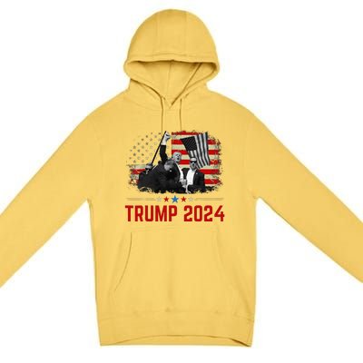 President Trump Trending Political Trump 2024 Election Premium Pullover Hoodie