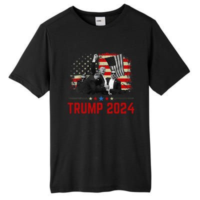 President Trump Trending Political Trump 2024 Election Tall Fusion ChromaSoft Performance T-Shirt