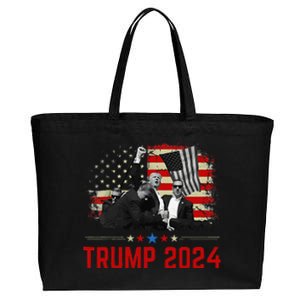 President Trump Trending Political Trump 2024 Election Cotton Canvas Jumbo Tote