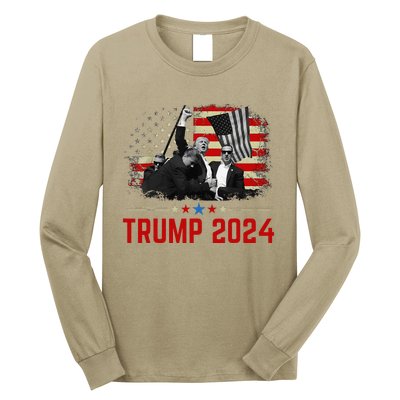 President Trump Trending Political Trump 2024 Election Long Sleeve Shirt