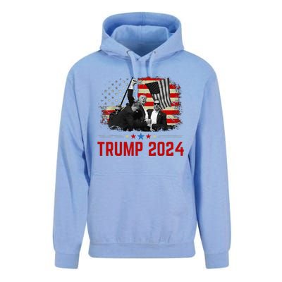 President Trump Trending Political Trump 2024 Election Unisex Surf Hoodie