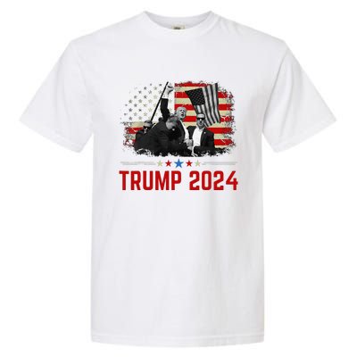 President Trump Trending Political Trump 2024 Election Garment-Dyed Heavyweight T-Shirt