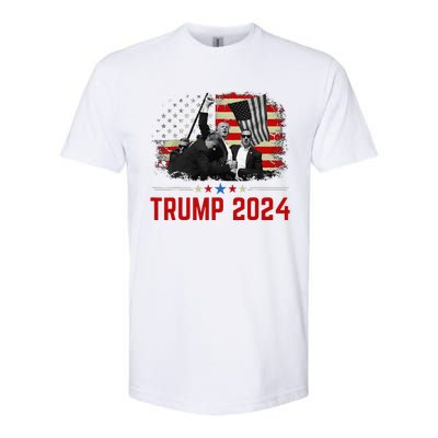 President Trump Trending Political Trump 2024 Election Softstyle CVC T-Shirt