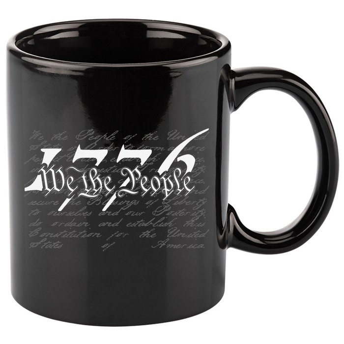Preamble To the US Constitution 1776 We The People 11oz C Handle Ceramic Mug