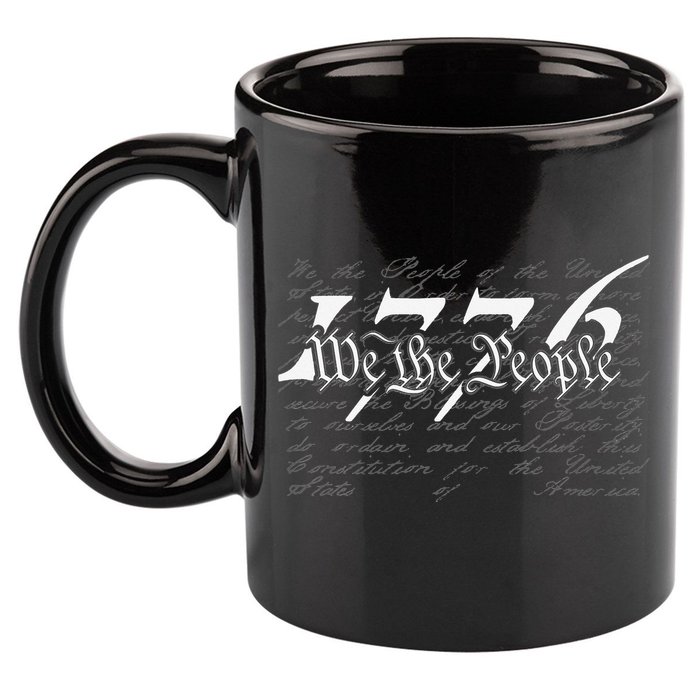 Preamble To the US Constitution 1776 We The People 11oz C Handle Ceramic Mug