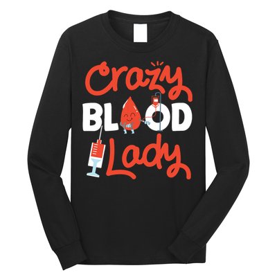 Phlebotomist Tech Technician Blood Long Sleeve Shirt