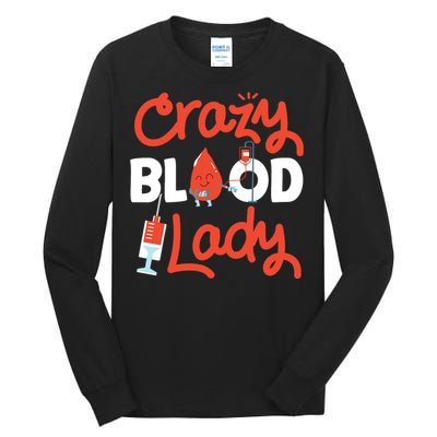 Phlebotomist Tech Technician Blood Tall Long Sleeve T-Shirt