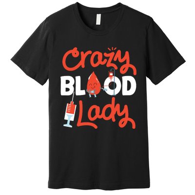 Phlebotomist Tech Technician Blood Premium T-Shirt