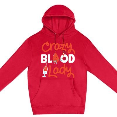 Phlebotomist Tech Technician Blood Premium Pullover Hoodie