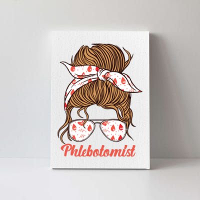 Phlebotomist Tech Technician Girl Canvas