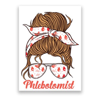 Phlebotomist Tech Technician Girl Poster