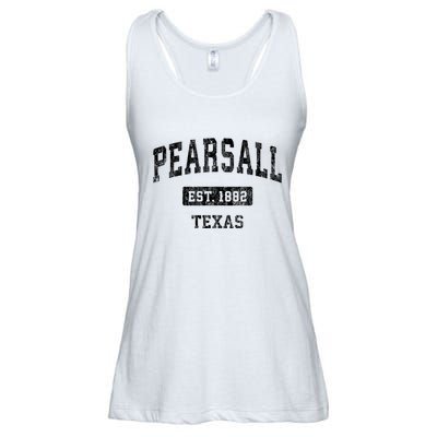 Pearsall Texas Tx Vintage Sports Established Design Ladies Essential Flowy Tank
