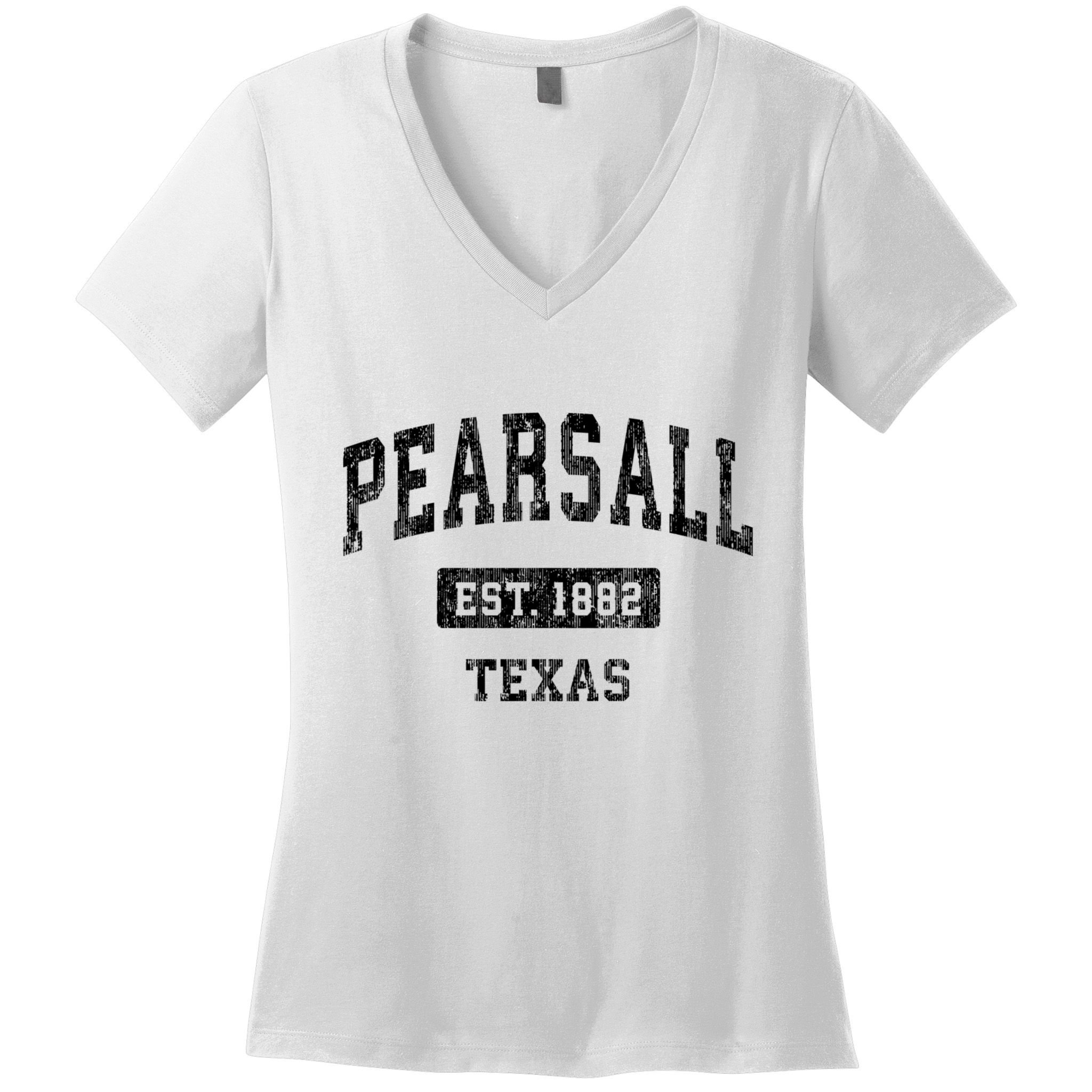 Pearsall Texas Tx Vintage Sports Established Design Women's V-Neck T-Shirt