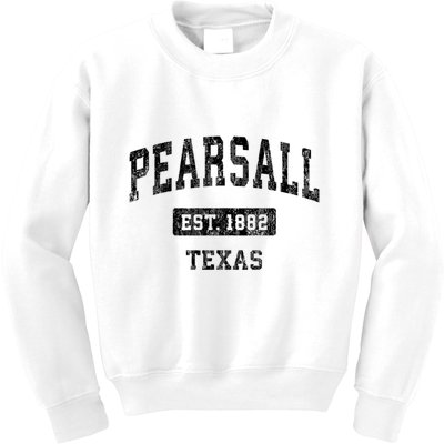 Pearsall Texas Tx Vintage Sports Established Design Kids Sweatshirt