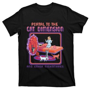 Portal To The Cat Dimension Funny Cat Kitten Lover T-Shirt