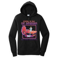 Portal To The Cat Dimension Funny Cat Kitten Lover Women's Pullover Hoodie