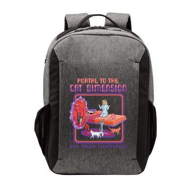 Portal To The Cat Dimension Funny Cat Kitten Lover Vector Backpack