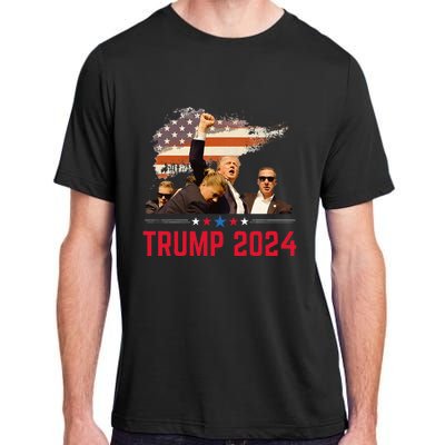 President Trump Trending Political Trump 2024 Adult ChromaSoft Performance T-Shirt