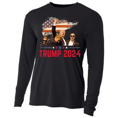 President Trump Trending Political Trump 2024 Cooling Performance Long Sleeve Crew