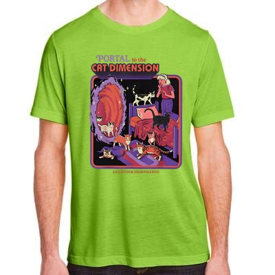 Portal To The Cat Dimension Halloween Party Horror Night Adult ChromaSoft Performance T-Shirt