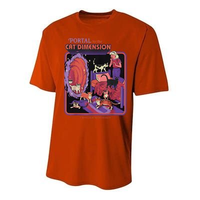 Portal To The Cat Dimension Halloween Party Horror Night Performance Sprint T-Shirt