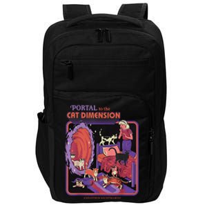 Portal To The Cat Dimension Halloween Party Horror Night Impact Tech Backpack