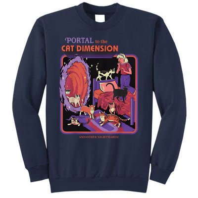 Portal To The Cat Dimension Halloween Party Horror Night Sweatshirt