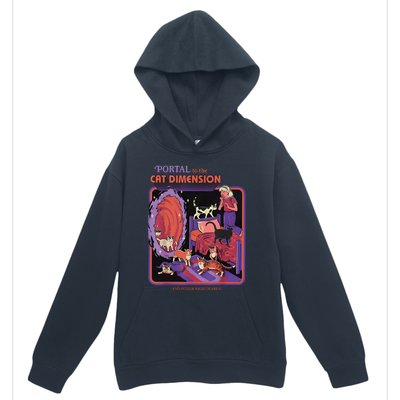 Portal To The Cat Dimension Halloween Party Horror Night Urban Pullover Hoodie