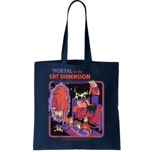 Portal To The Cat Dimension Halloween Party Horror Night Tote Bag