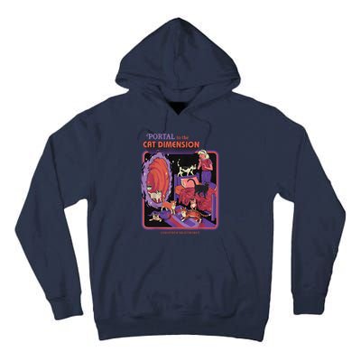 Portal To The Cat Dimension Halloween Party Horror Night Tall Hoodie