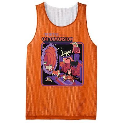 Portal To The Cat Dimension Halloween Party Horror Night Mesh Reversible Basketball Jersey Tank