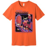 Portal To The Cat Dimension Halloween Party Horror Night Premium T-Shirt