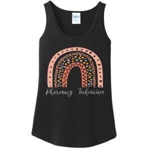 Pharmacy Technician Tee Rainbow CPHT Certified Pharmacy Tech Ladies Essential Tank