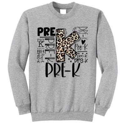 PreK Typography Team Pre K Teacher Back To School Sweatshirt