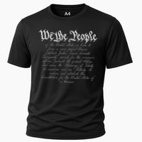 Preamble To The US Constitution 4th Of July We The People Cooling Performance Crew T-Shirt