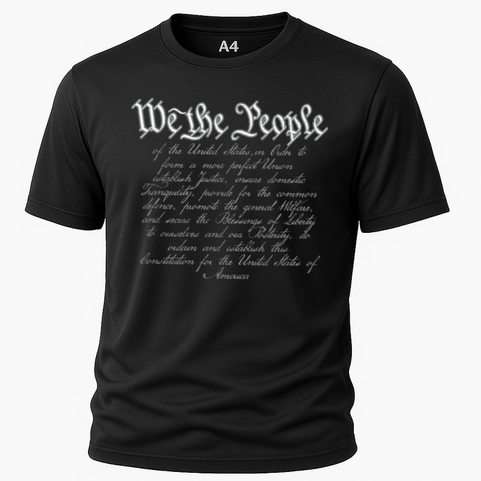 Preamble To The US Constitution 4th Of July We The People Cooling Performance Crew T-Shirt