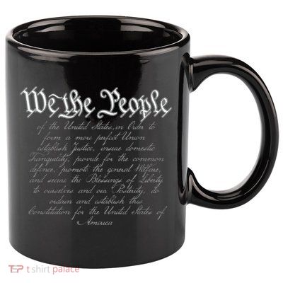 Preamble To The US Constitution 4th Of July We The People 11oz C Handle Ceramic Mug