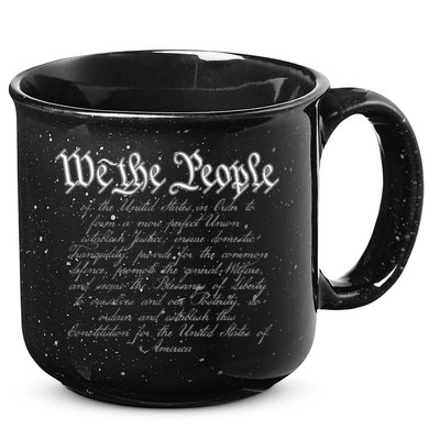 Preamble To The US Constitution 4th Of July We The People 15oz Campfire Ceramic Mug